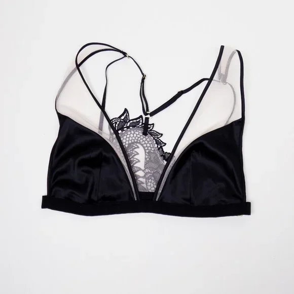 nwt Victoria's Secret bralette bra lingerie lace dragon embroidery design - Picture 3 of 12